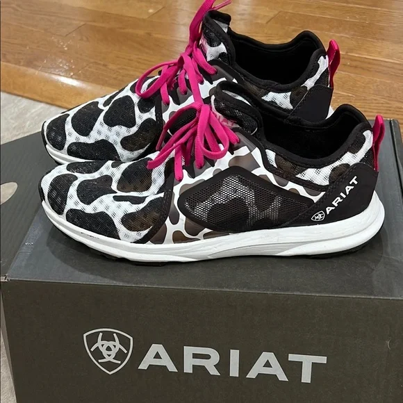 Ariat Cowprint Athletic Shoe - Picture 1 of 8